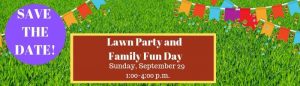 Lawn party and family fun day