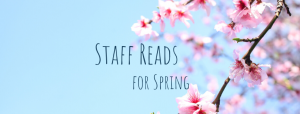 Spring staff reads banner